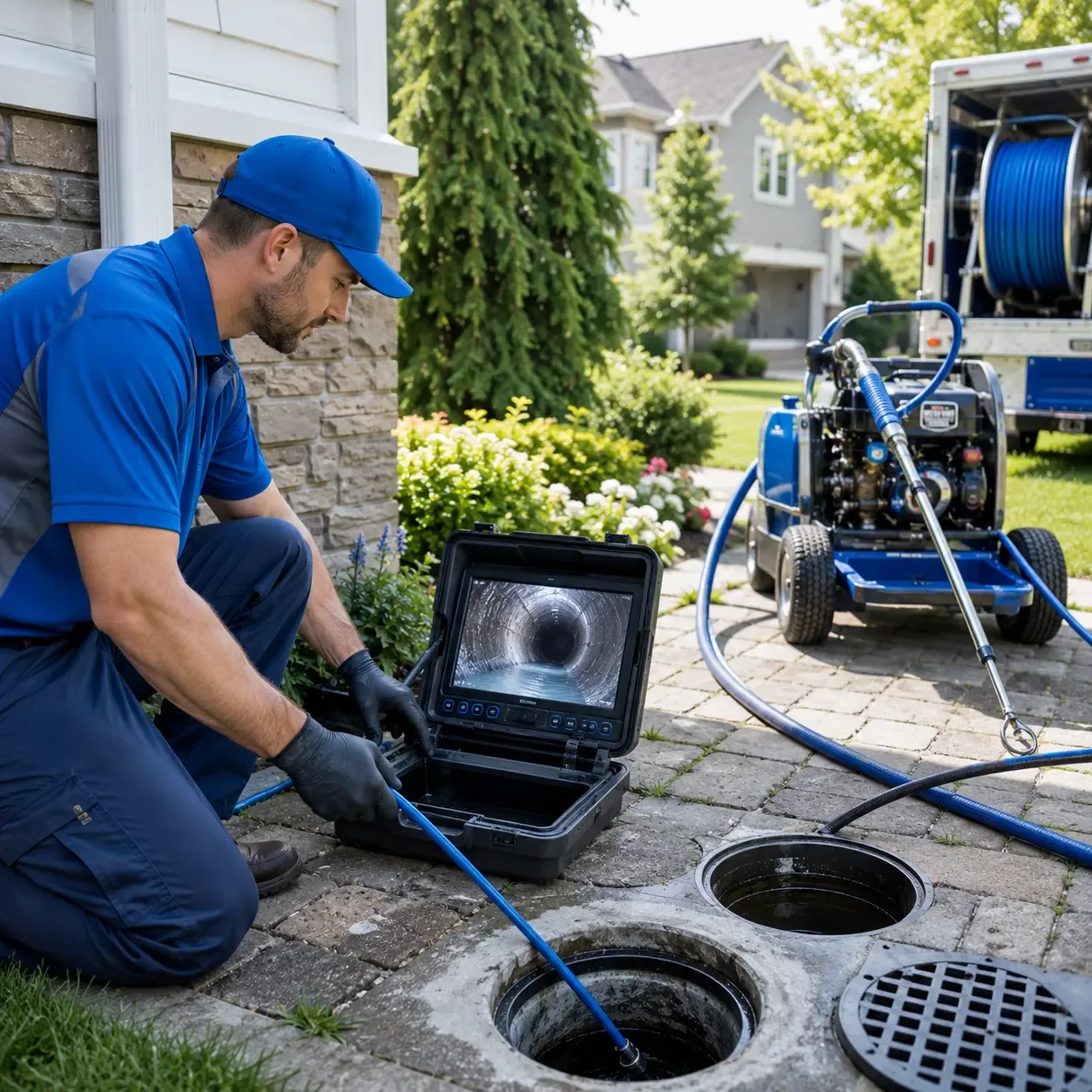 Outdoor drain cleaning professionals serving Bushkill, PA